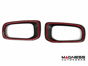 Jeep Renegade Fog Light Trim Kit - Carbon Fiber Jeep Renegade Fog Light Trim Kit - Carbon Fiber